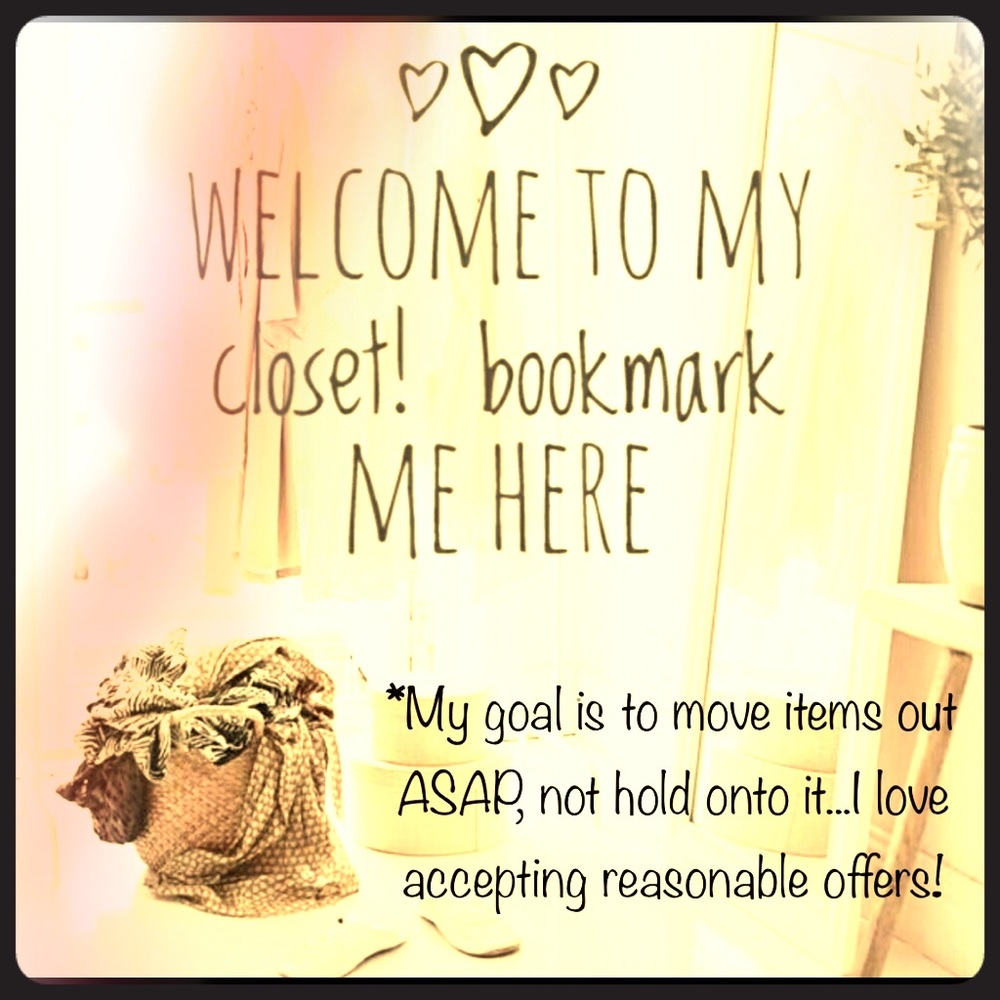 💖Like this listing as a bookmark to my closet 💖
